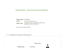 Tablet Screenshot of ciobanumarius.instructor-autorizat.ro